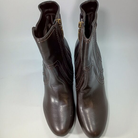 GUESS Stiletto Ankle Boots-Booties Brown Size: 9M w/Box - Picture 14 of 16